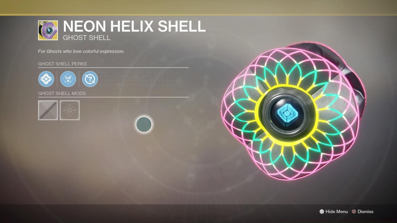 Neon Helix Shell